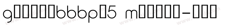 GothicBBBPr5 Medium字体转换